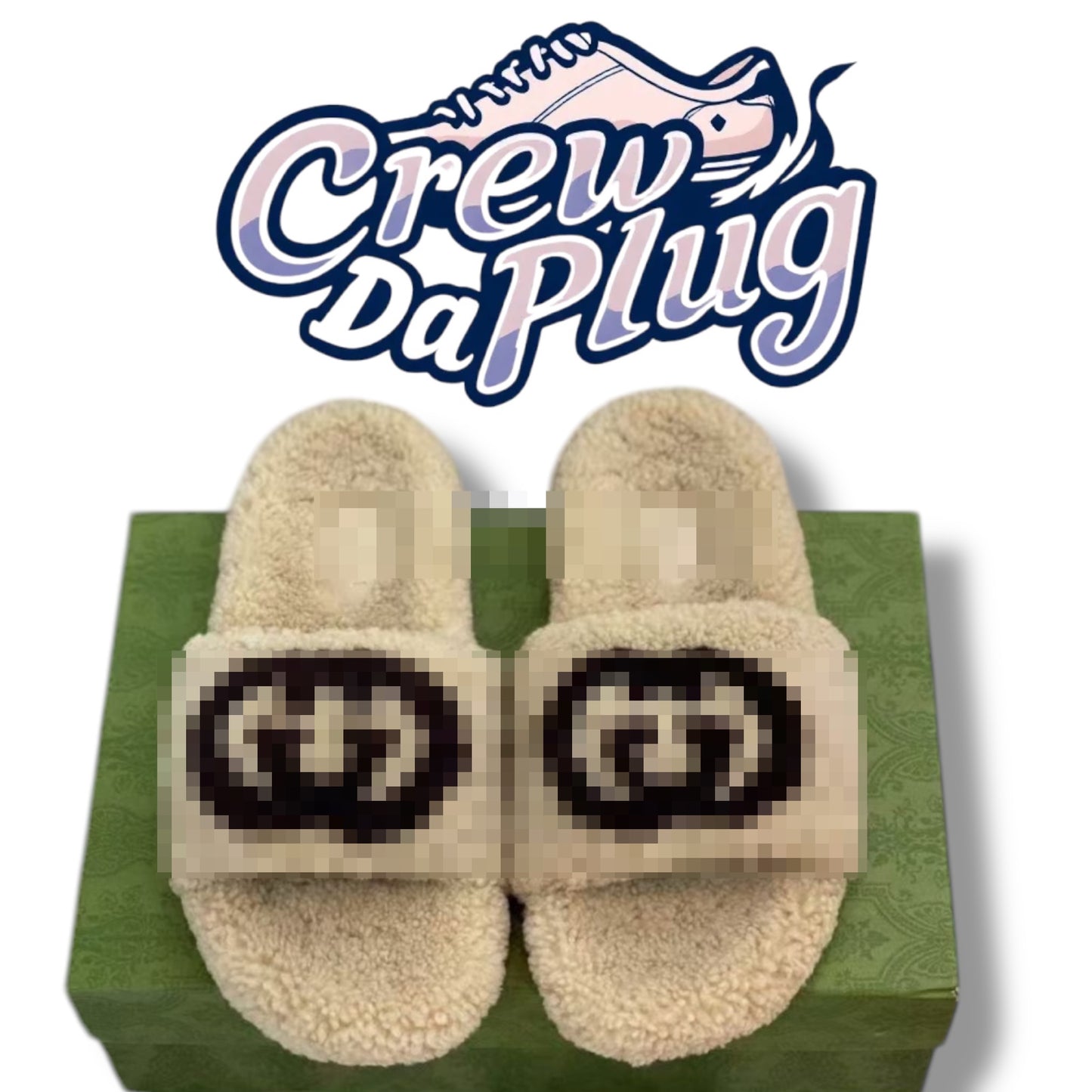 Gci Merino wool slides