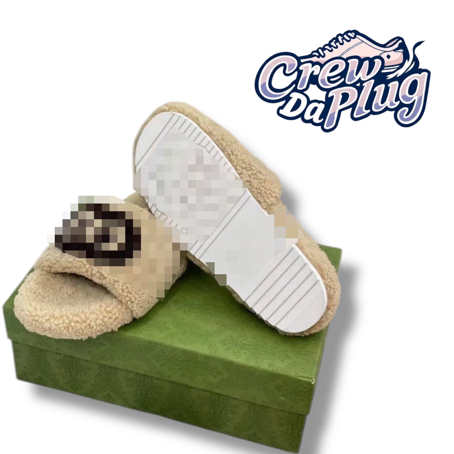 Gci Merino wool slides