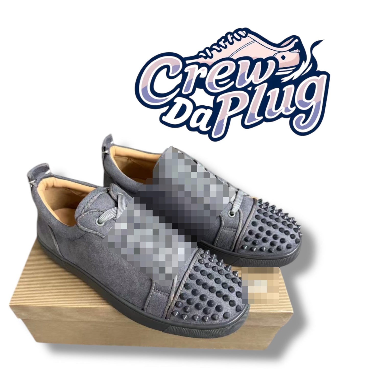 Suede Spike LB Low Tops Trainers
