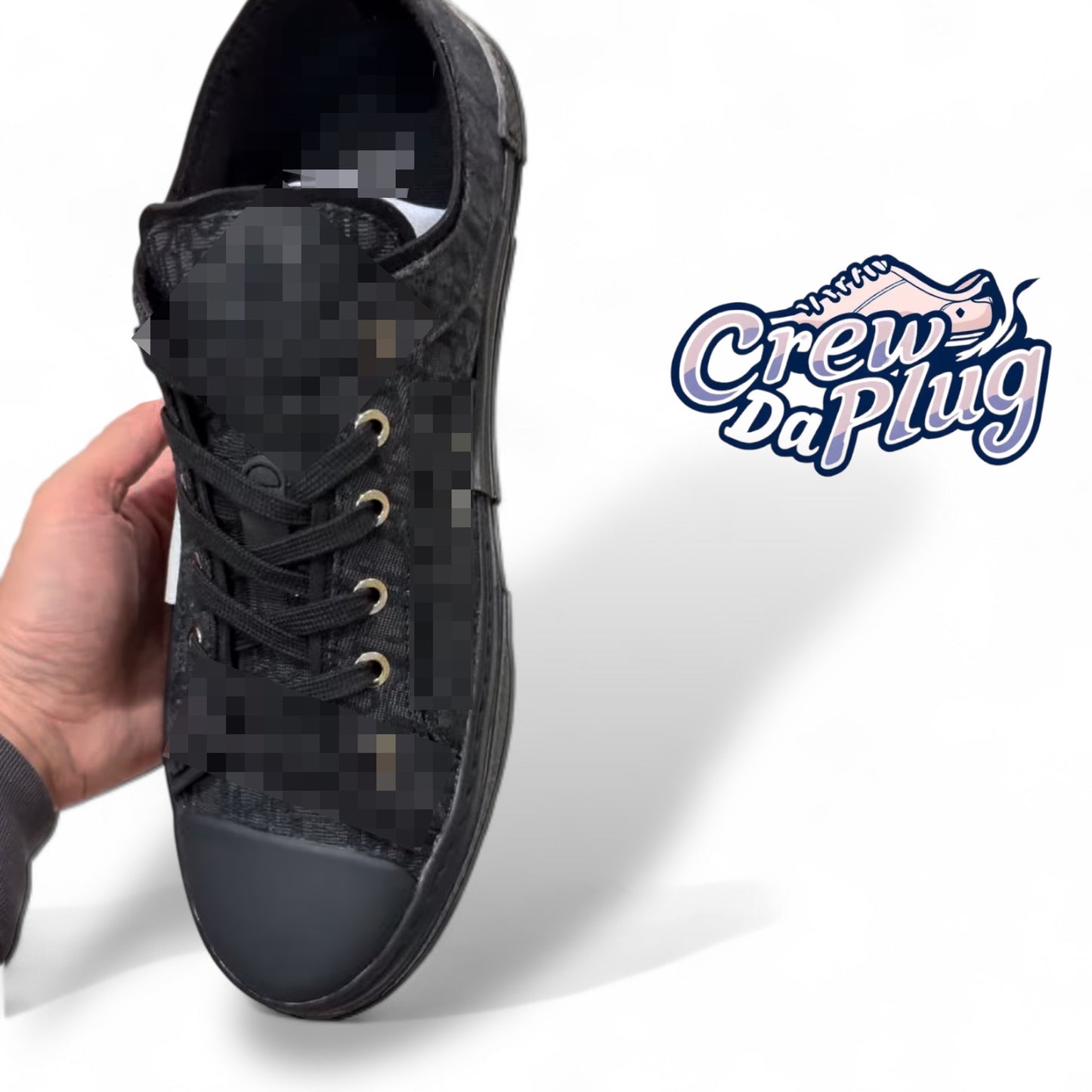 Dore’ Logo Pattern Low-Top Trainer