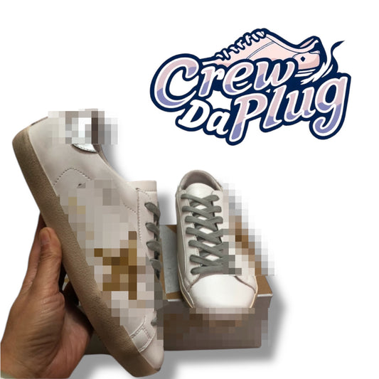 Star Logo Gold and silver Low top trainers