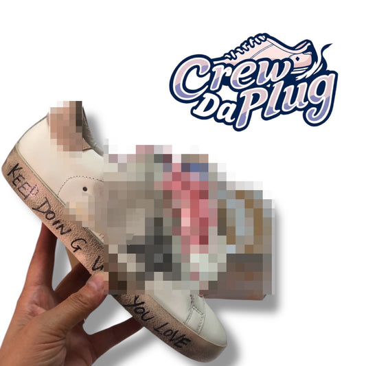 Star Logo Rose Gold Low Top trainers