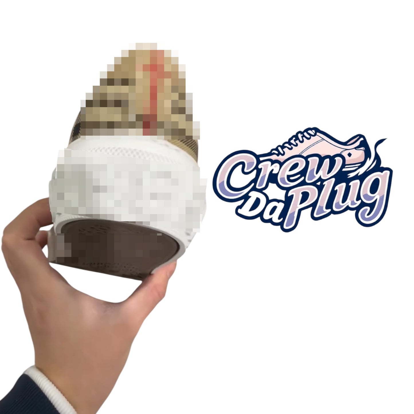 B- Beige Low Top White Sole Checkers Trainers